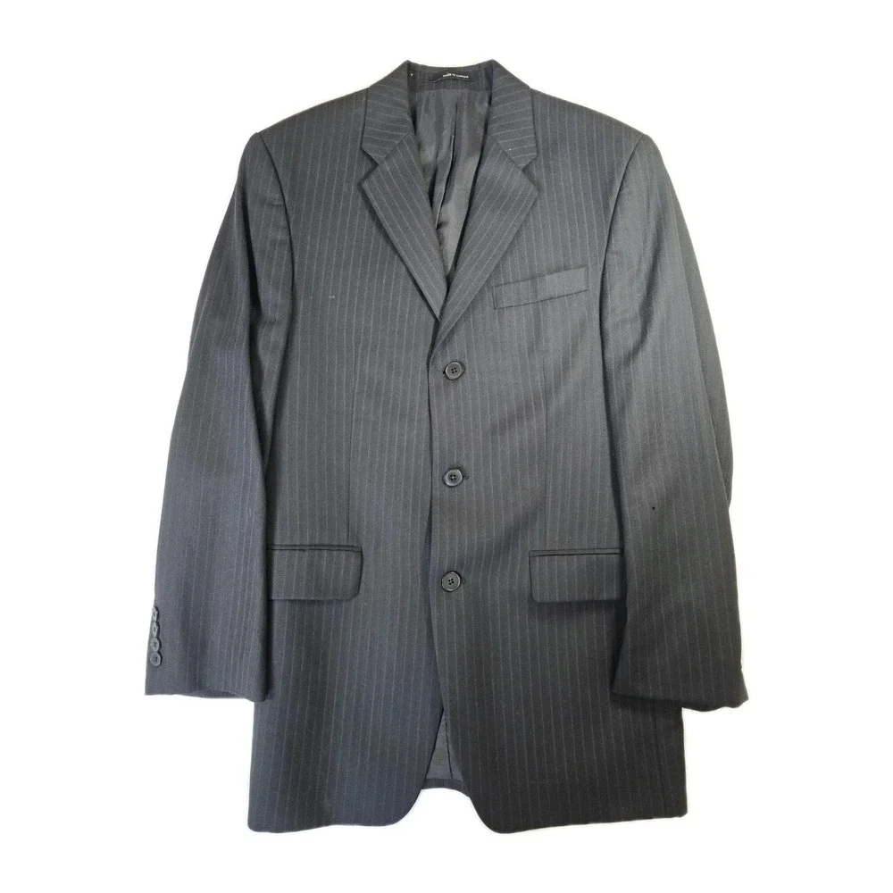 DKNY Mens Suit Jacket Pinstripe  36R